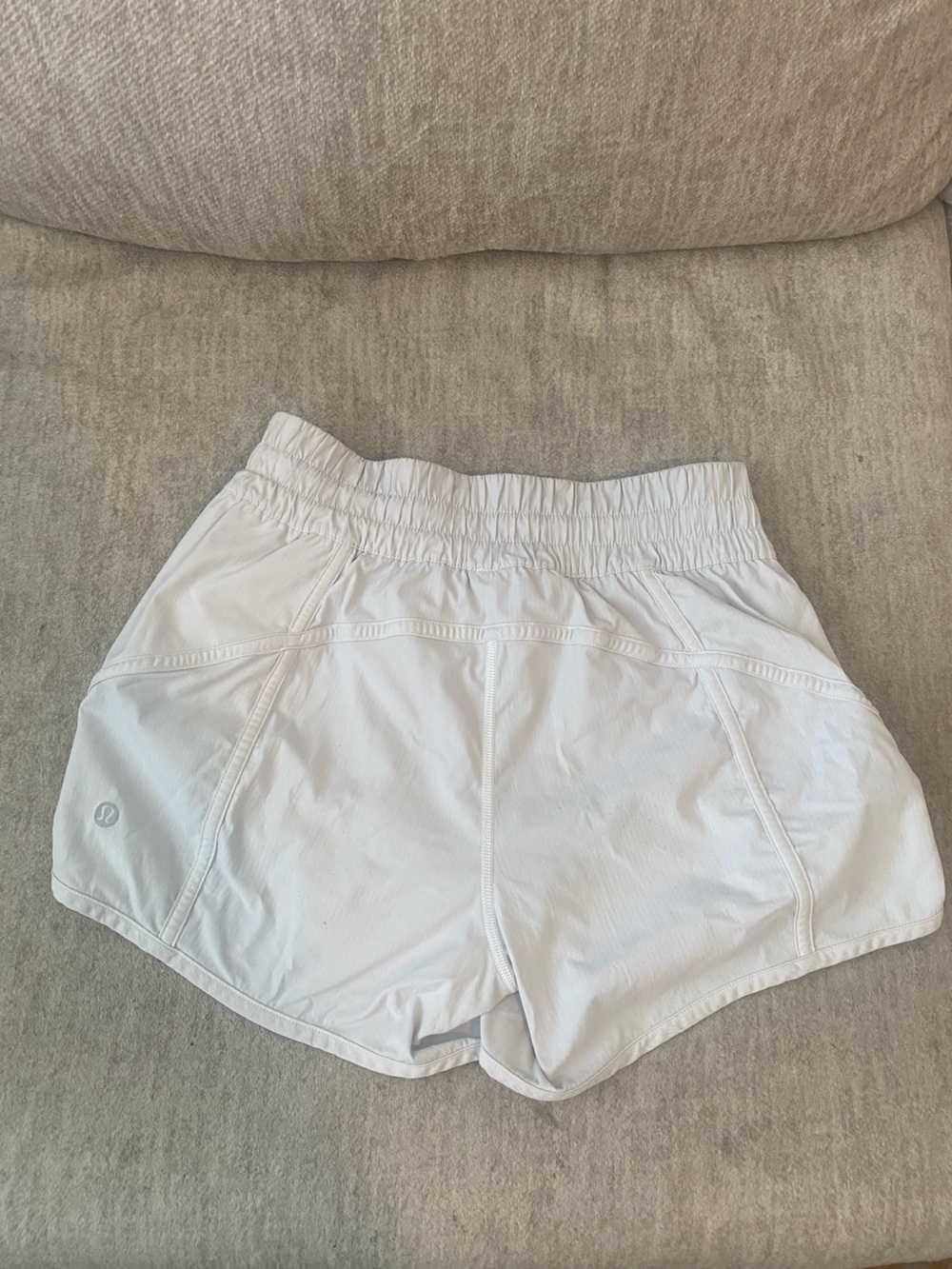 lululemon athletica White Womens Athletic Running Shorts - Picture 4 of 8